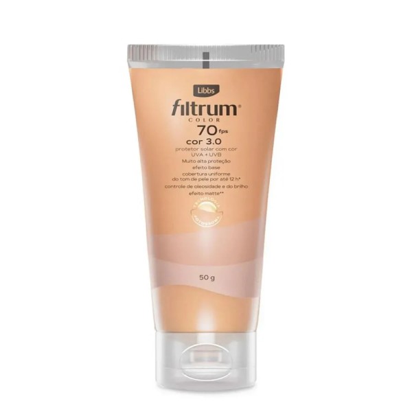 Encontraproduto.com.br - Protetor Solar Filtrum Color 50gr Fps70 3.0