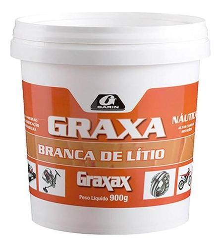 Graxa Branca de Litio Garin Náutica 900g