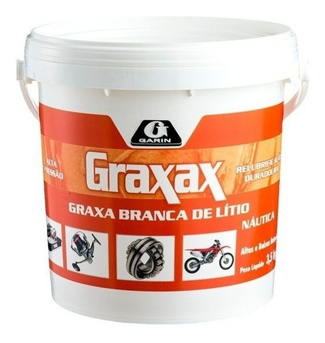Graxa Branca de Litio Garin Náutica 3,5kg