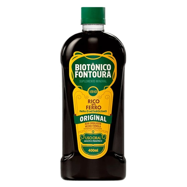 Suplemento de Ferro Biotônico Fontoura Original 400ml