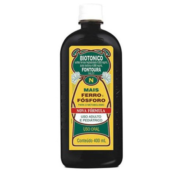 Encontraproduto.com.br - Suplemento de Ferro Biotônico Fontoura Original 400ml