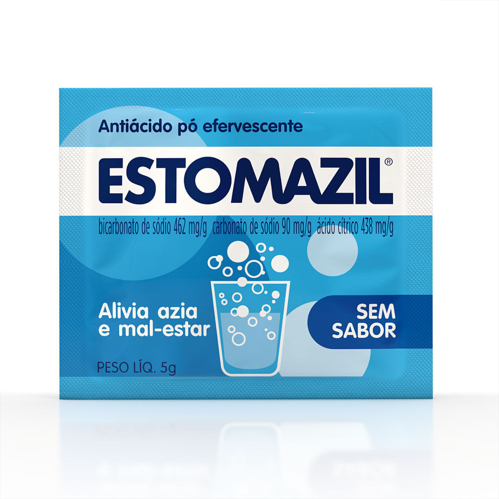 Encontraproduto.com.br - Estomazil Sem Sabor Pó Efervescente 1 Envelope De 5g