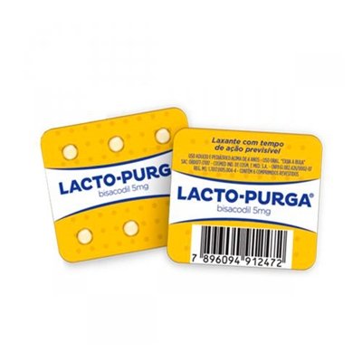 Encontraproduto.com.br - Lacto Purga 6 Comprimidos Revestidos