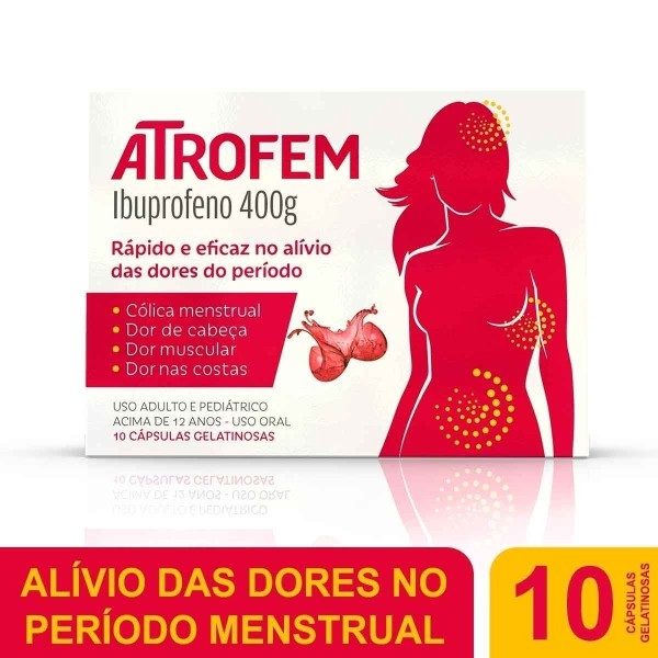 Encontraproduto.com.br - Atrofem 400MG Cápsula mole - Caixa com 10 Cápsulas