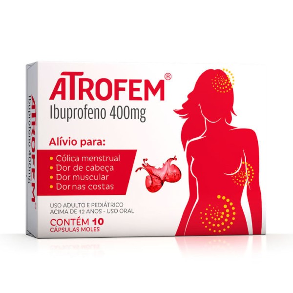 Encontraproduto.com.br - Atrofem 400MG Cápsula mole - Caixa com 10 Cápsulas