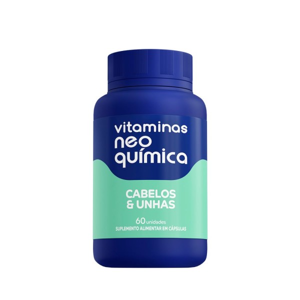 Encontraproduto.com.br - Vitaminas Neo Química Cabelos e Unhas c/60 Cápsulas