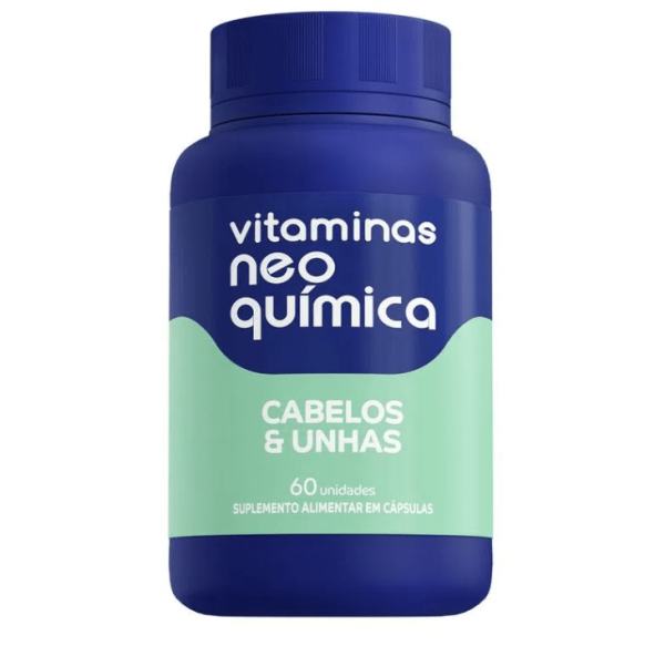 Encontraproduto.com.br - Vitaminas Neo Química Cabelos e Unhas c/60 Cápsulas