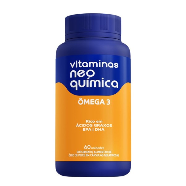 Vitaminas Neo Química Ômega 3  1000mg com 60 Cápsulas