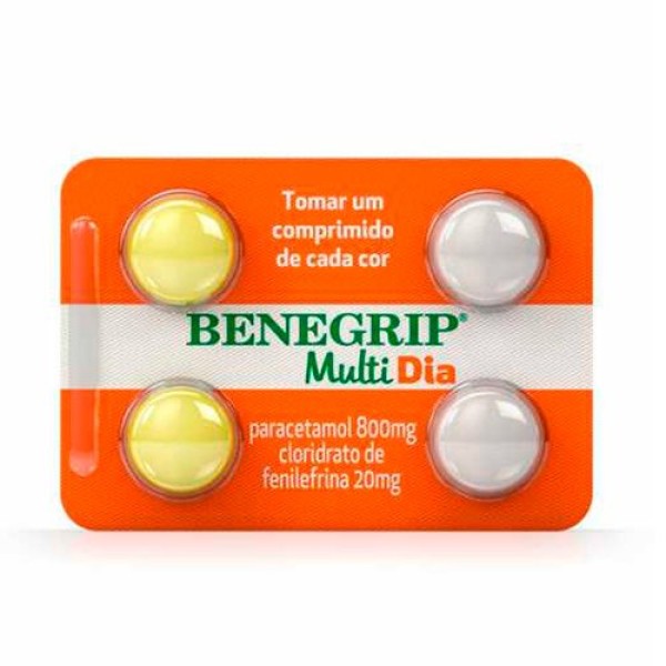 Benegrip Multi Dia com 4 Comprimidos Hypera