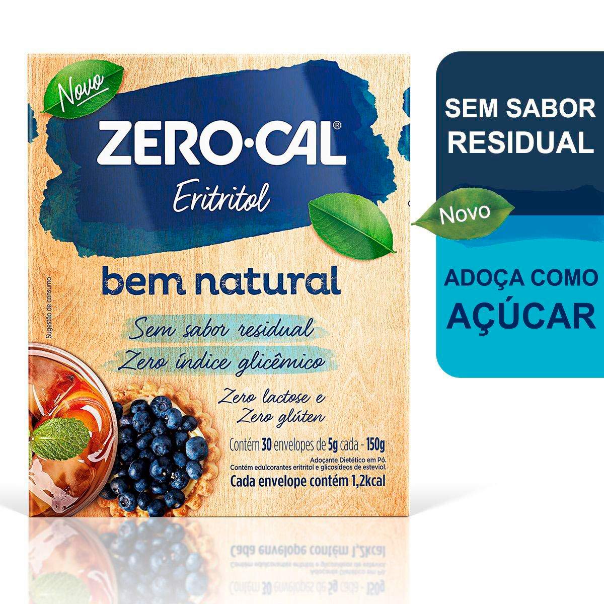 Encontraproduto.com.br - Zero Cal Adoçante Eritritol Po Hypera Pharma 30x150g