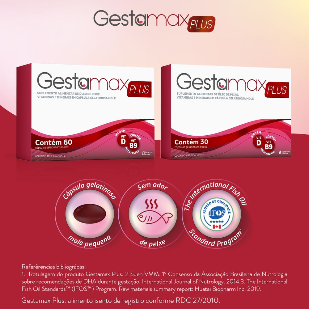 Encontraproduto.com.br - Gestamax Plus c/30 Cápsulas