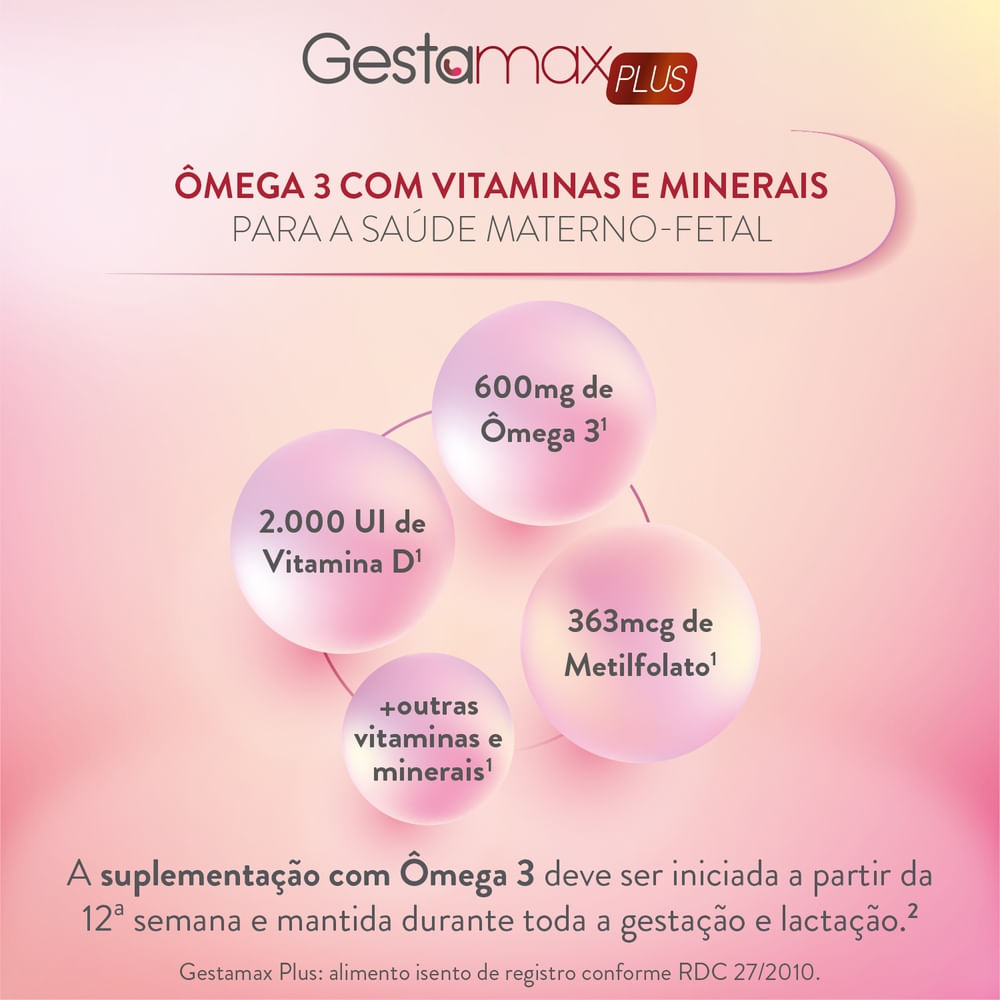 Encontraproduto.com.br - Gestamax Plus c/30 Cápsulas