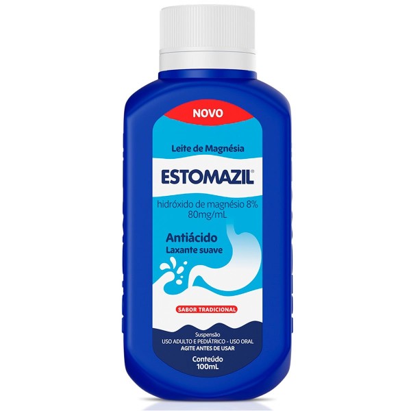 Encontraproduto.com.br - Leite De Magnésia Estomazil Sabor Tradicional 100ml