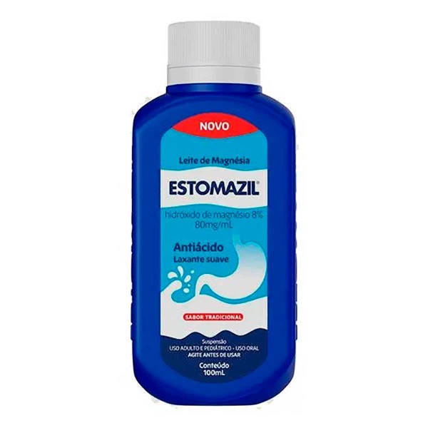 Encontraproduto.com.br - Leite De Magnésia Estomazil Sabor Tradicional 100ml