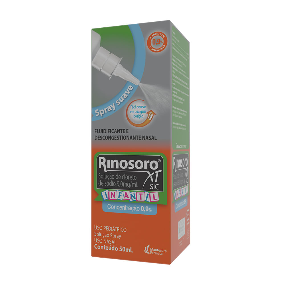 Rinosoro Xt Sic 50ml Spray Nasal Infantil 0,9%