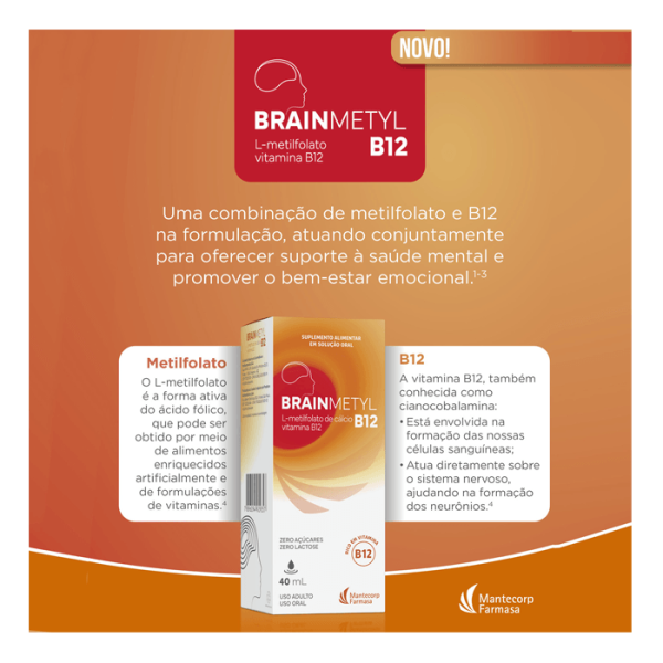 Encontraproduto.com.br - Brainmetyl B12 40ml Solucao Oral
