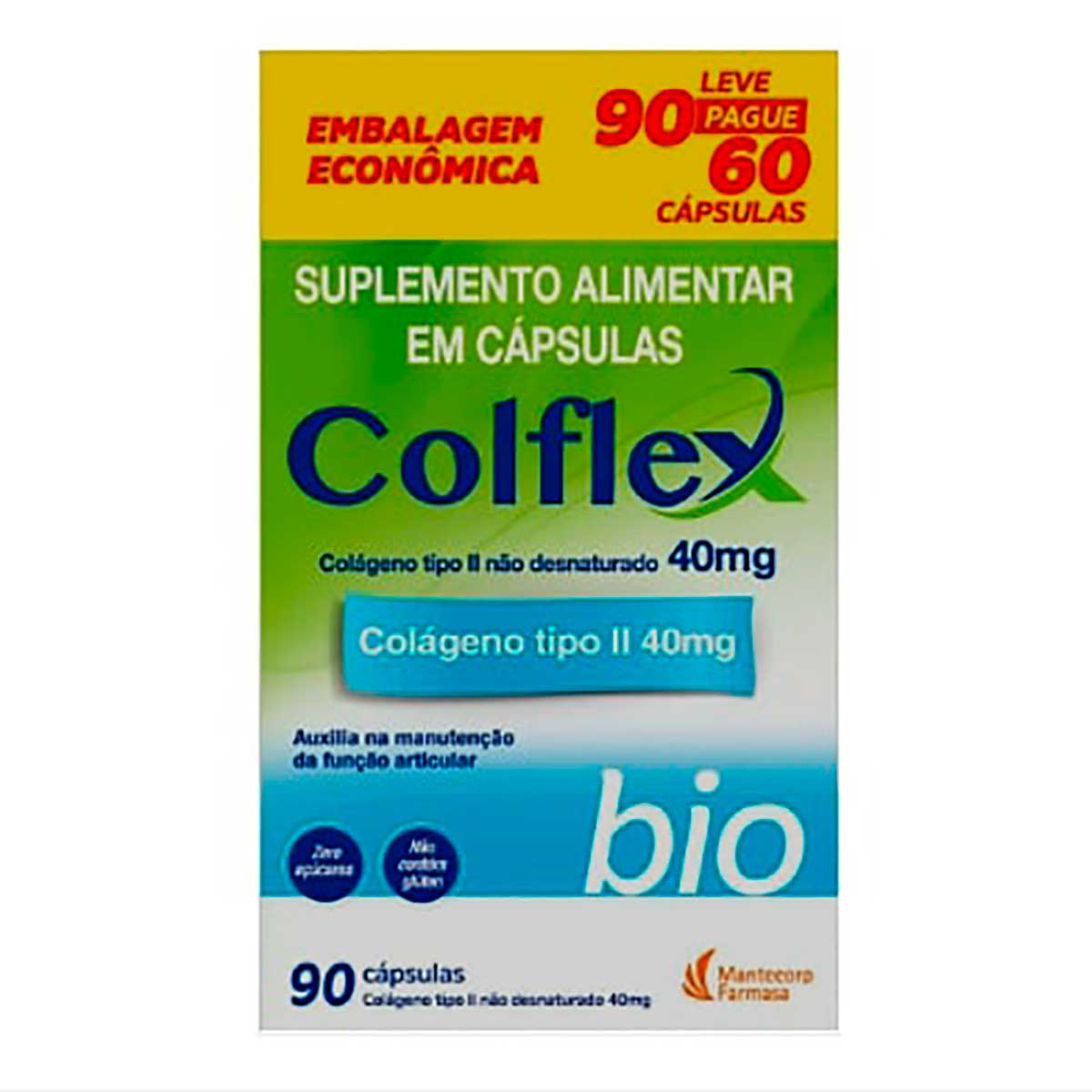 Encontraproduto.com.br - Colflex Bio Leve90pague60 Capsulas 40mg Especial