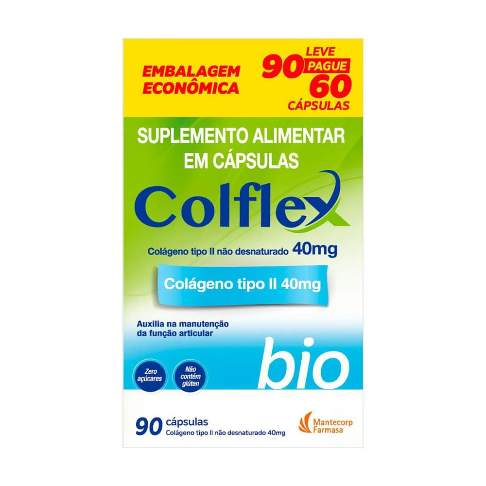 Encontraproduto.com.br - Colflex Bio Leve90pague60 Capsulas 40mg Especial