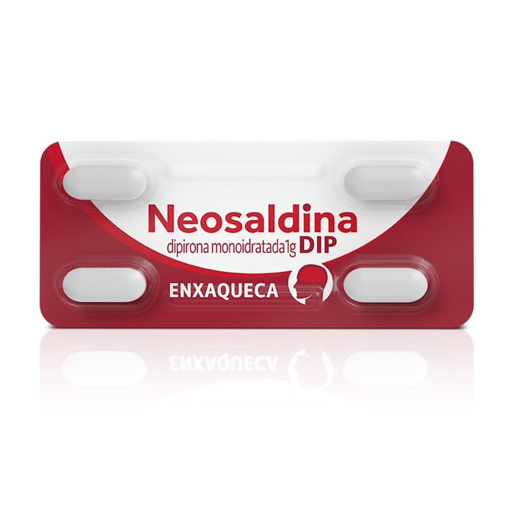 Encontraproduto.com.br - Neosaldina Dip com 4 Comprimidos Hypera