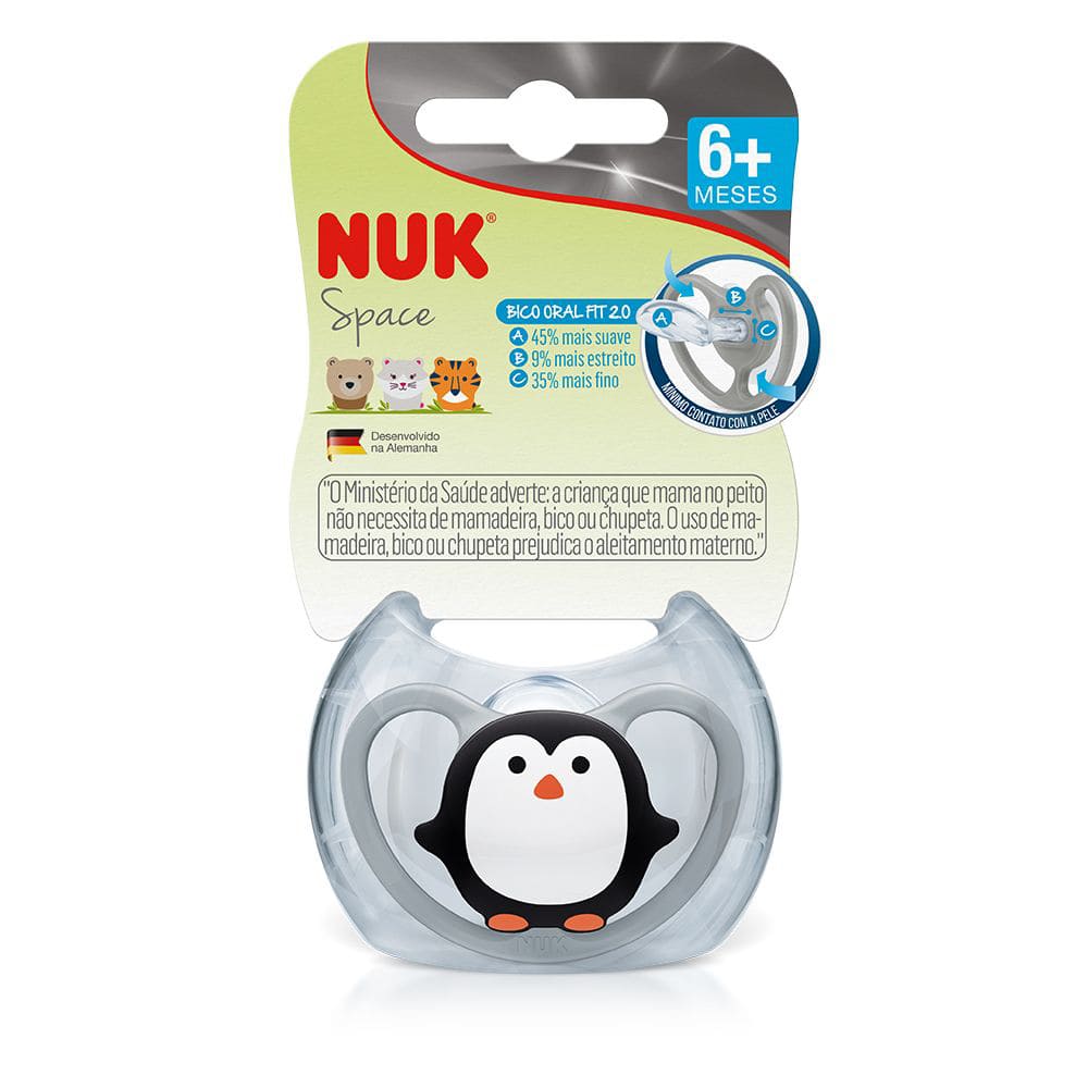 Chupeta Nuk Space Silicone Boy Tamanho 2