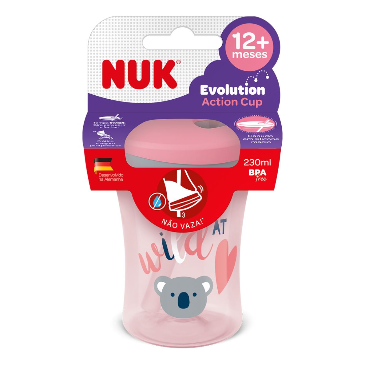 COPO NUK EVOLUTION GIRL REF:PA7634-2G12M 230ML