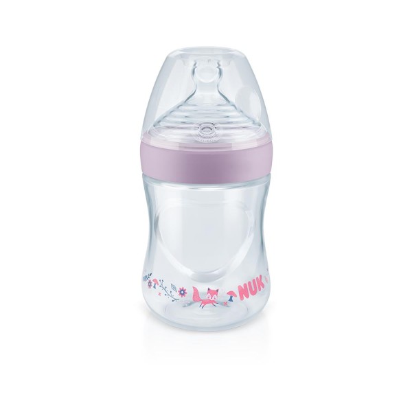 Encontraproduto.com.br - Mamadeira Essence Smart Flow 270ml Bico 6m+ Branca Nuk