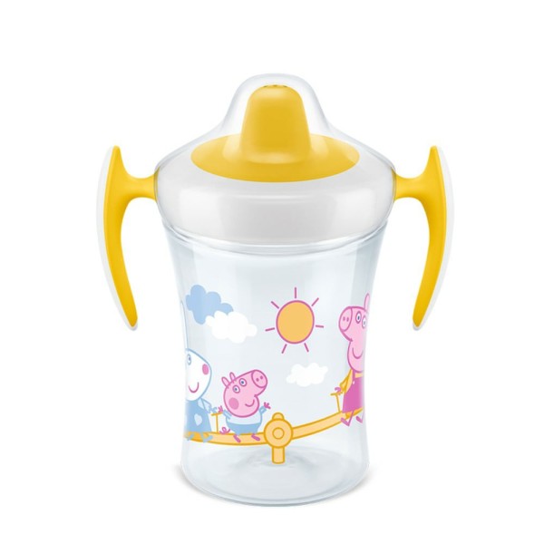 Encontraproduto.com.br - Copo Nuk Evolution Trainer Cup Peppa +6 Meses 230ml