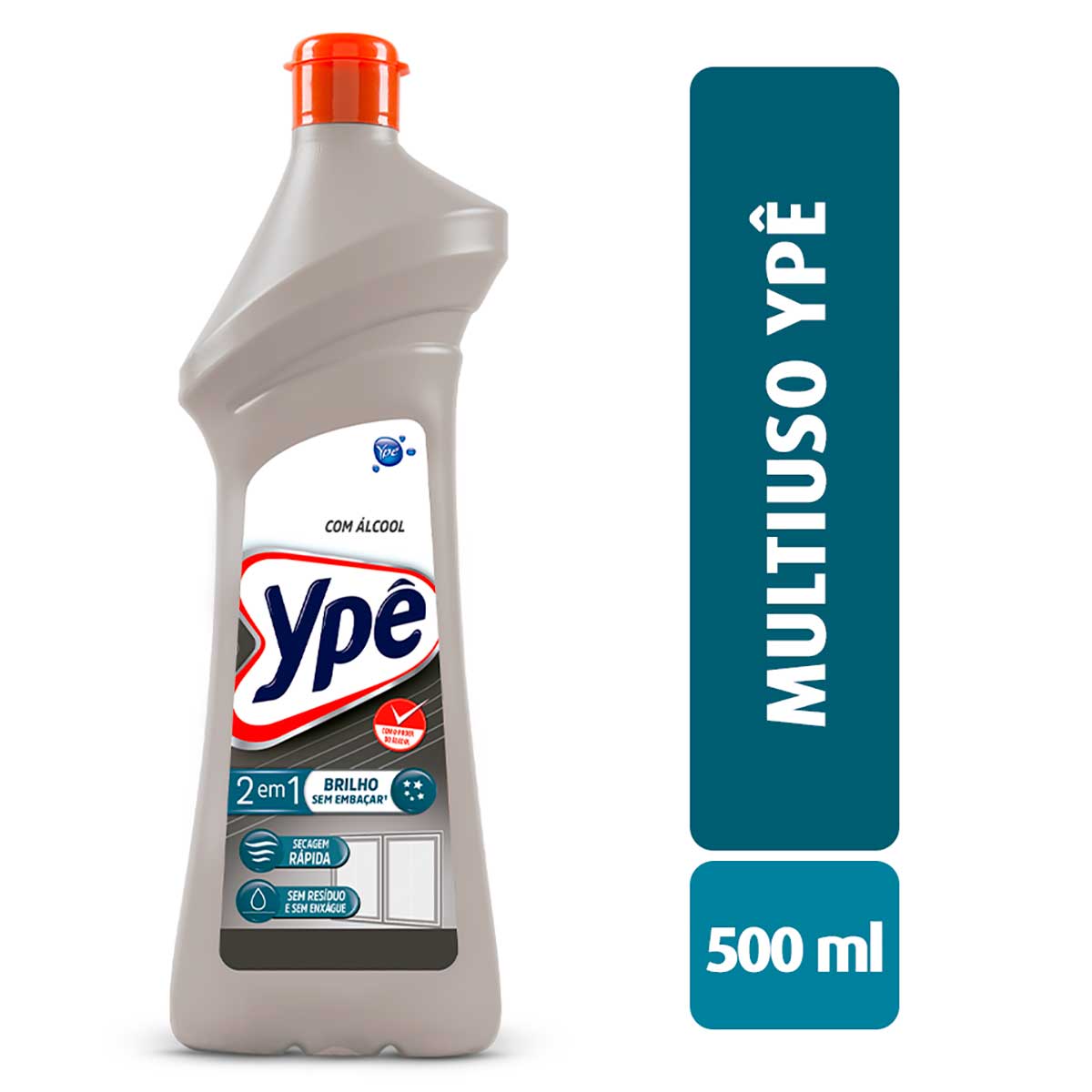Encontraproduto.com.br - Limpador Multiuso Ypê Com Álcool Frasco com 500ml