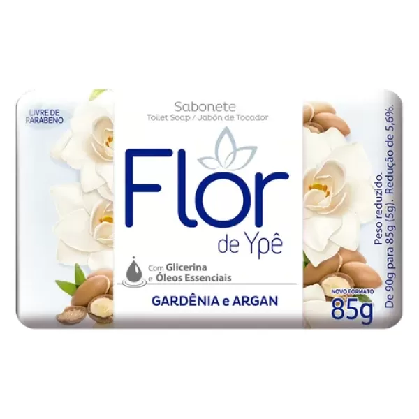 Sabonete Flor de Ypê Gardênia e Argan 85g