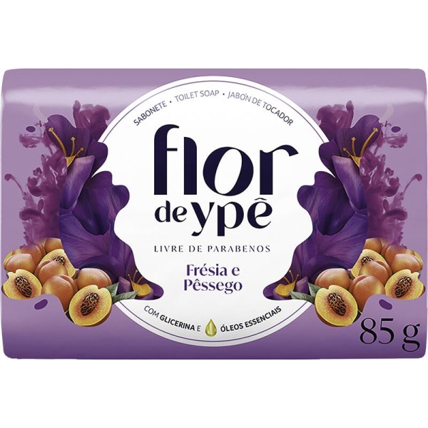 Encontraproduto.com.br - Sabonete Flor de Ypê Frésia e pêssego Unidade com 85g