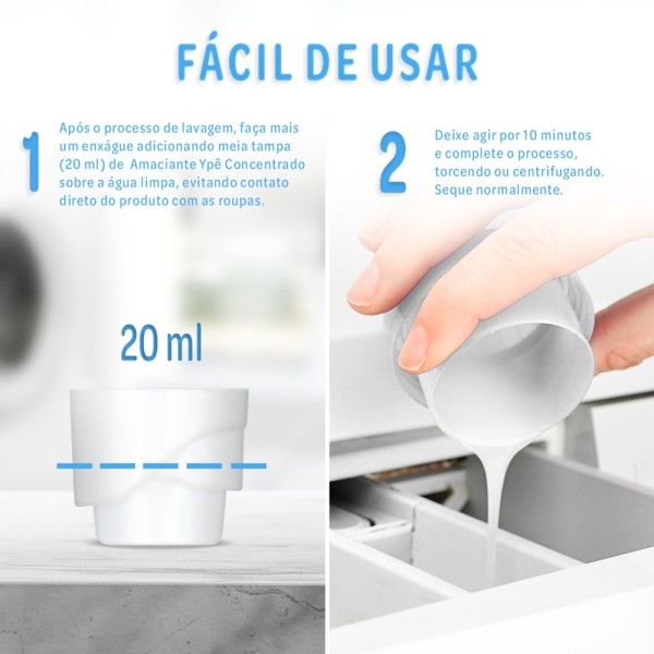 Encontraproduto.com.br - Amaciante para Roupas Concentrado Ypê Delicado Frasco com 500ml