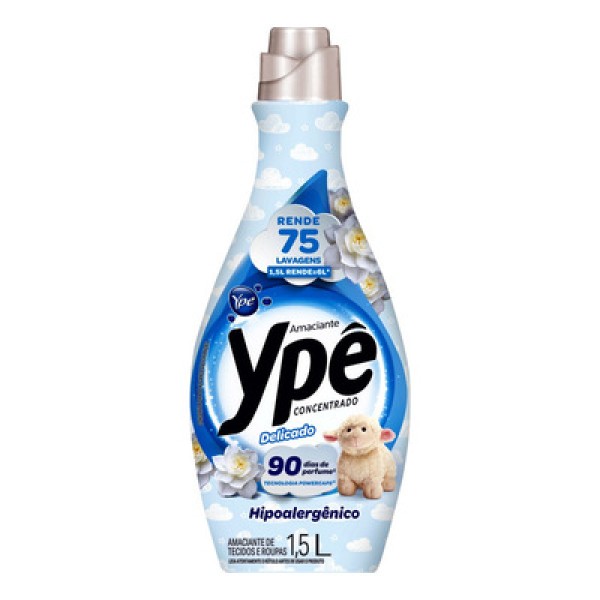Encontraproduto.com.br - Amaciante para Roupas Concentrado Ypê Delicado Frasco com 500ml