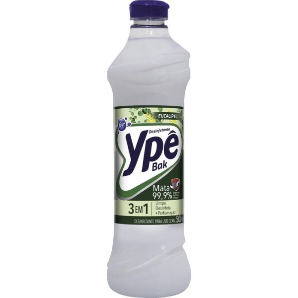 Desinfetante Bak Ypê Eucalipto Frasco com 500ml