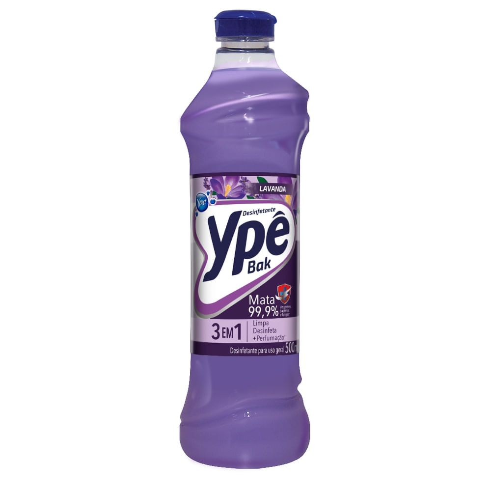 Encontraproduto.com.br - Desinfetante Bak Ypê Lavanda Frasco com 500ml