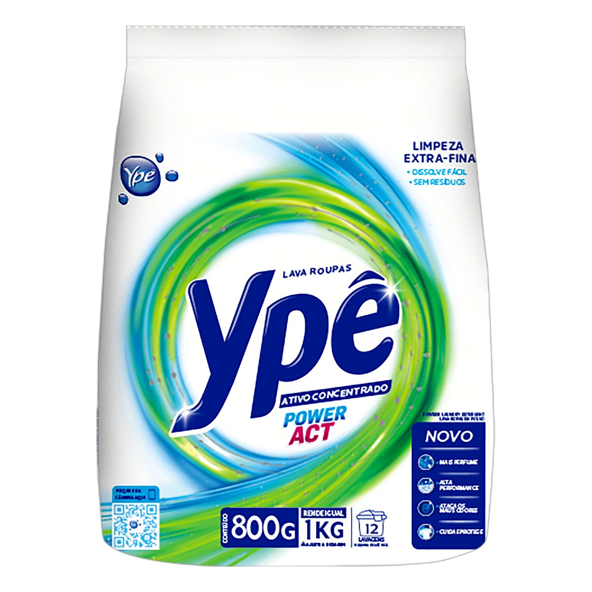 Encontraproduto.com.br - Detergente Em Pó Ype Power Act Sache 800G