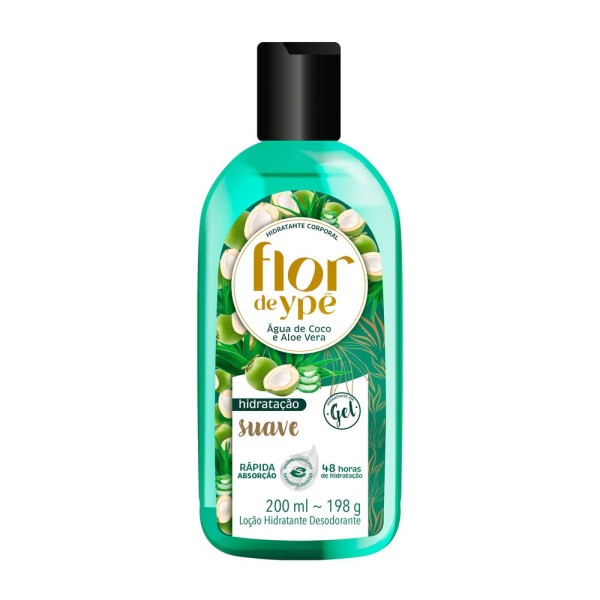 Encontraproduto.com.br - Hidratante Desodorante Flor De Ypê Água De Coco E Aloe Vera 200ml