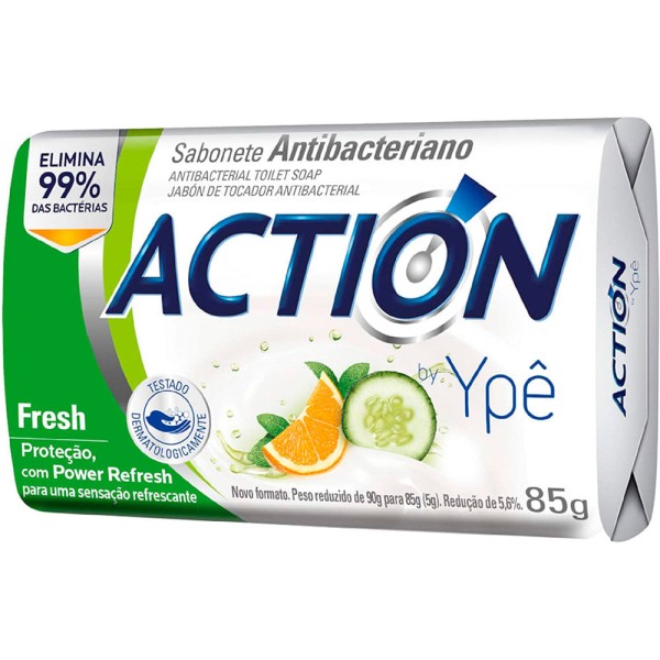 Encontraproduto.com.br - Sabonete em Barra Action Ypê Antibacteriano Fresh 85g