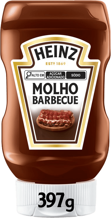 Encontraproduto.com.br - Molho Barbecue Heinz Top Down 397g