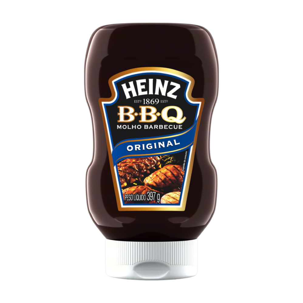 Encontraproduto.com.br - Molho Barbecue Heinz Top Down 397g