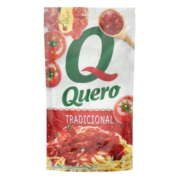 Encontraproduto.com.br - Molho de Tomate Quero Tradicional Pouch com 300g