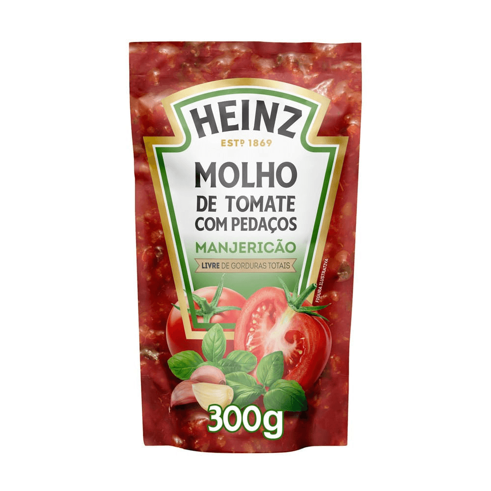 Encontraproduto.com.br - Molho de Tomate com Manjericão Heinz 300g