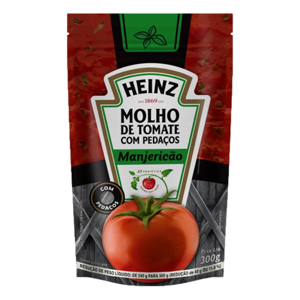 Encontraproduto.com.br - Molho de Tomate com Manjericão Heinz 300g