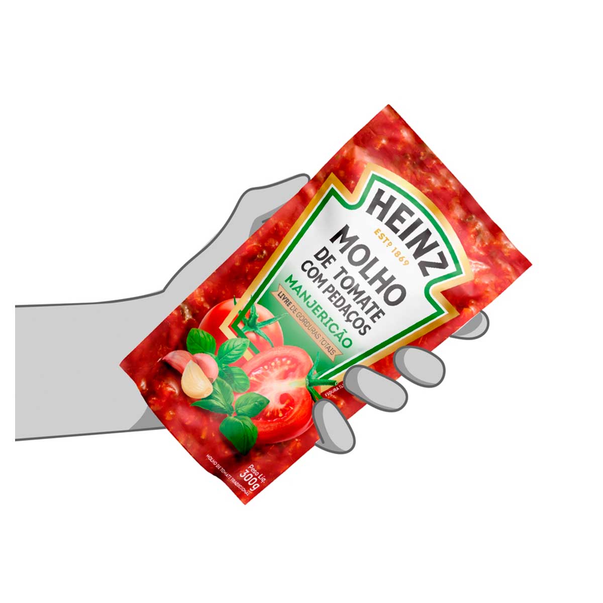 Encontraproduto.com.br - Molho de Tomate com Manjericão Heinz 300g
