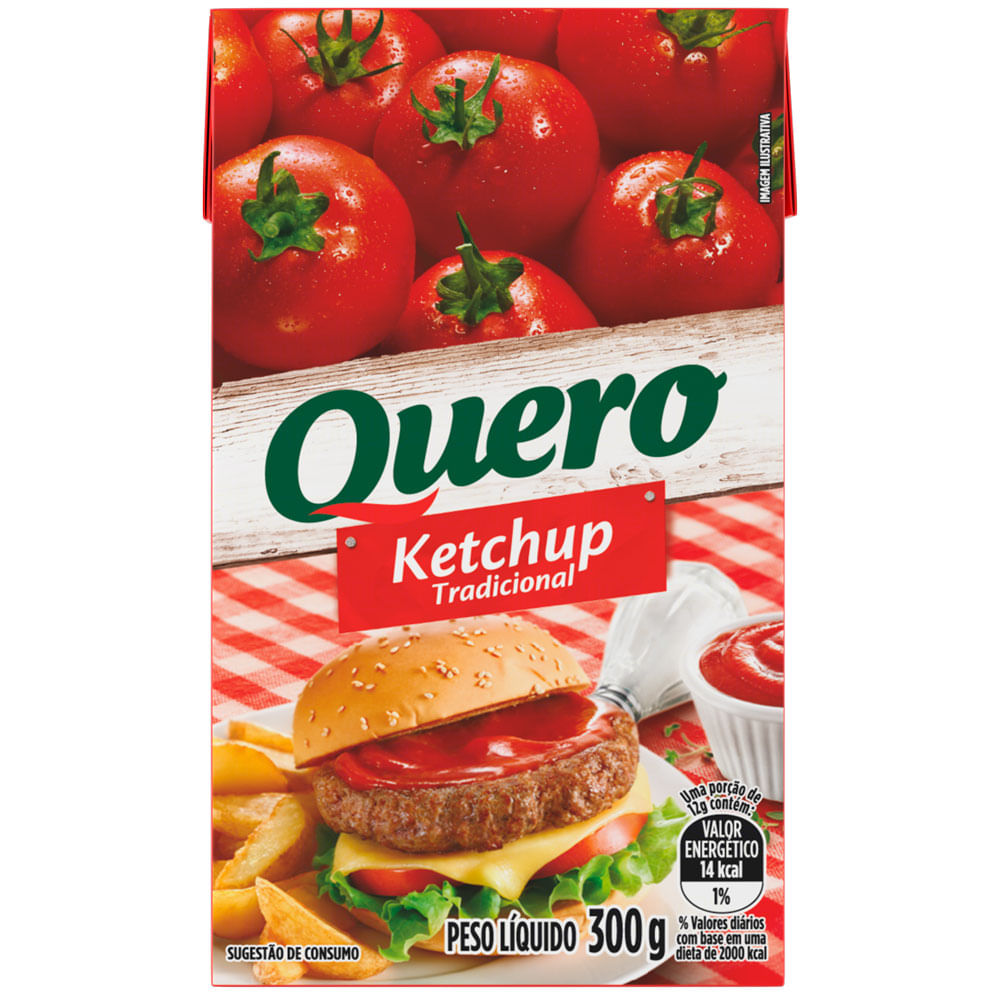 Encontraproduto.com.br - KETCHUP QUERO TRADICIONAL TP 300G
