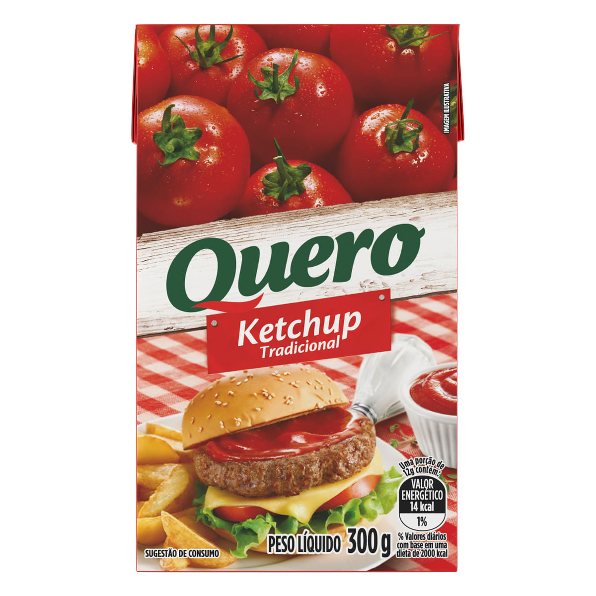 Encontraproduto.com.br - KETCHUP QUERO TRADICIONAL TP 300G