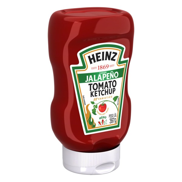 Encontraproduto.com.br - Ketchup Heinz Jalapeño 397 g