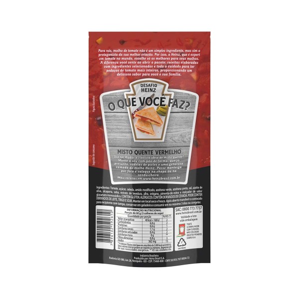 Encontraproduto.com.br - Molho de Tomate Heinz Azeitona 340 g