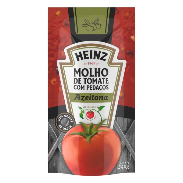 Encontraproduto.com.br - Molho de Tomate Heinz Azeitona 340 g