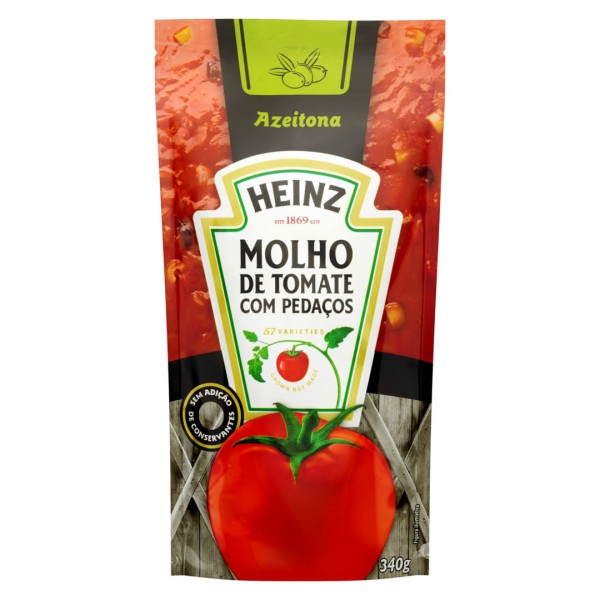 Encontraproduto.com.br - Molho de Tomate Heinz Azeitona 340 g
