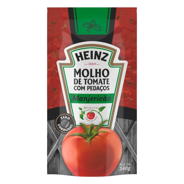 Encontraproduto.com.br - Molho de Tomate Heinz Manjericão 340 g